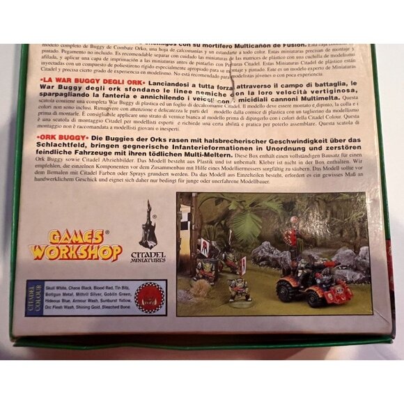 Warhammer 40K Space Ork War Buggy Model Kit 1996 Citadel Miniatures Complete - Picture 11 of 12